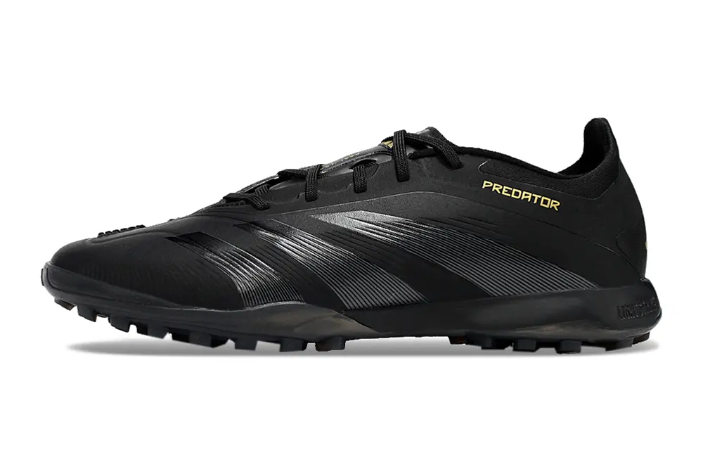 Adidas Predator 24 Elite TF - Black/Dazzling Black/Metallic Gold