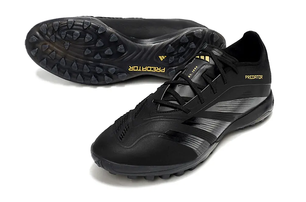 Adidas Predator 24 Elite TF - Black/Dazzling Black/Metallic Gold