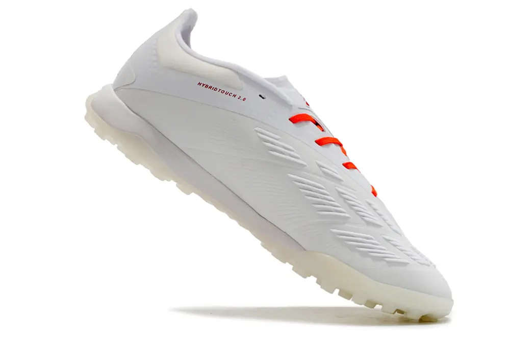 Adidas Predator 24 Elite TF - White/Vibrant Orange/Light Gray