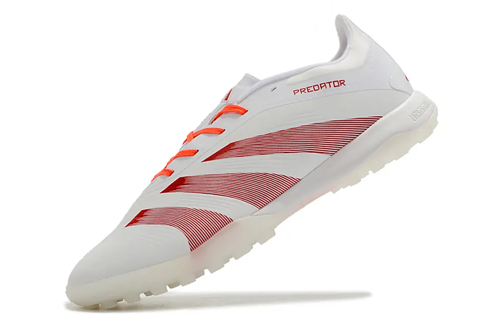 Adidas Predator 24 Elite TF - White/Vibrant Orange/Light Gray