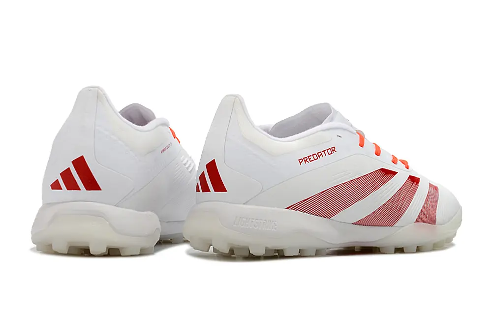 Adidas Predator 24 Elite TF - White/Vibrant Orange/Light Gray