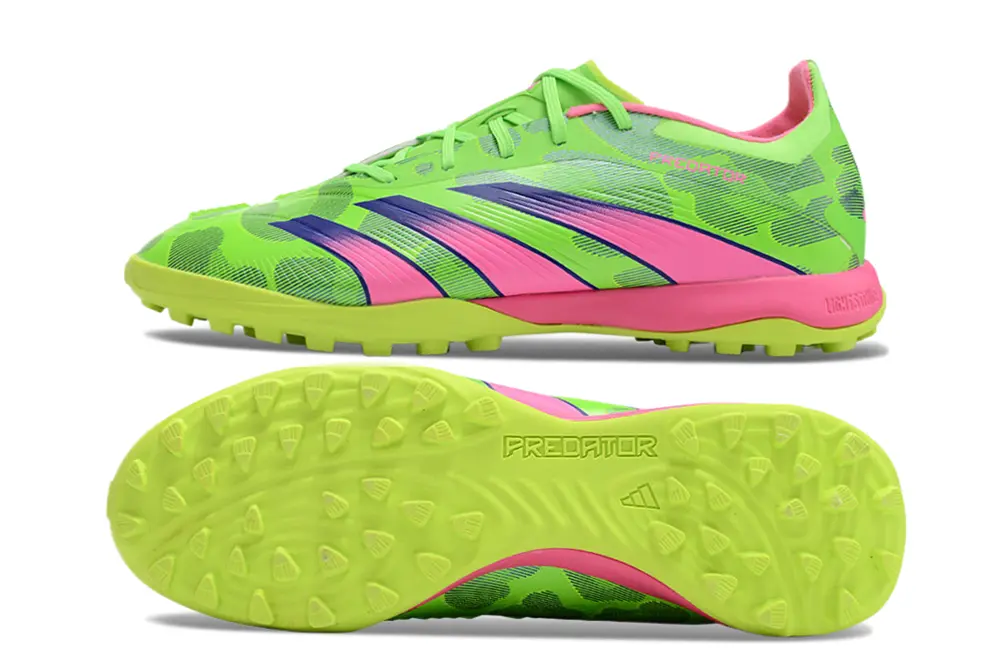 Adidas Predator 24 Elite TF - Green/Neon Green/Hot Pink