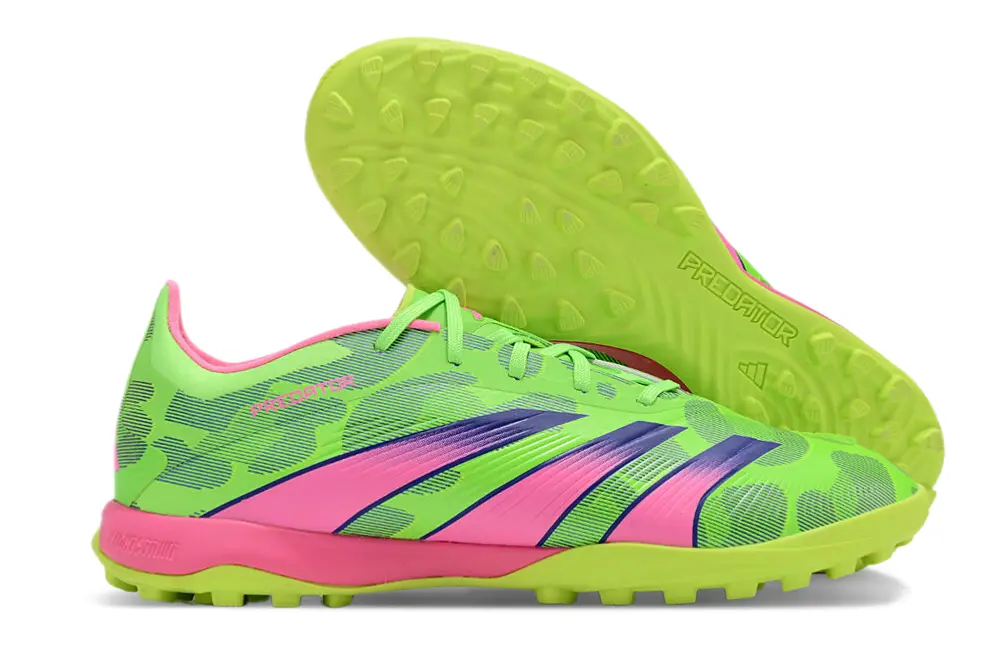 Adidas Predator 24 Elite TF - Green/Neon Green/Hot Pink