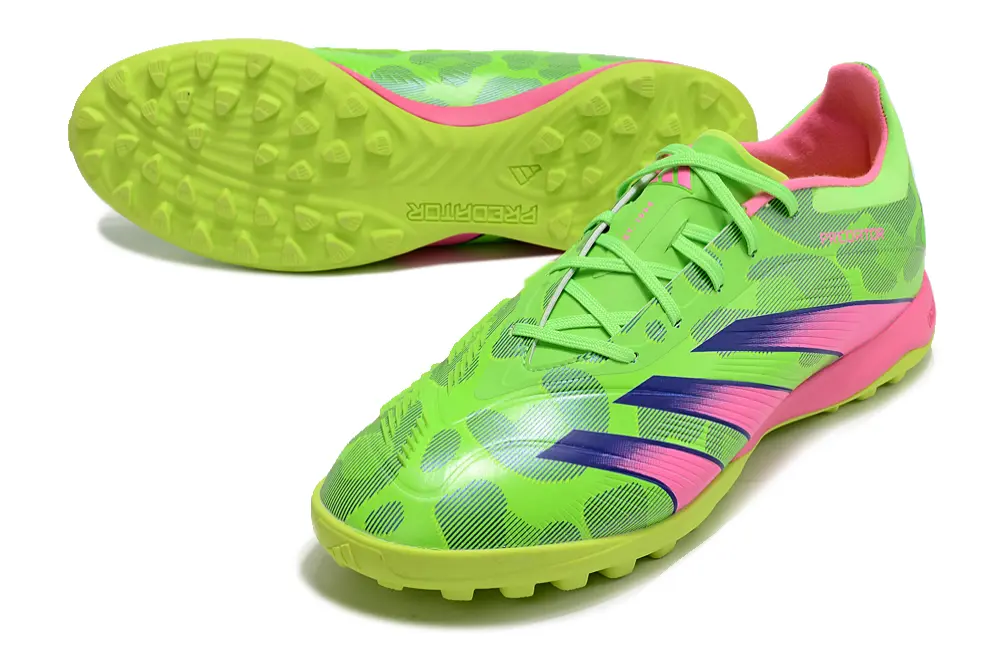 Adidas Predator 24 Elite TF - Green/Neon Green/Hot Pink