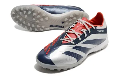 Adidas Predator 24 Elite TF - White/Navy Blue/Coral Red