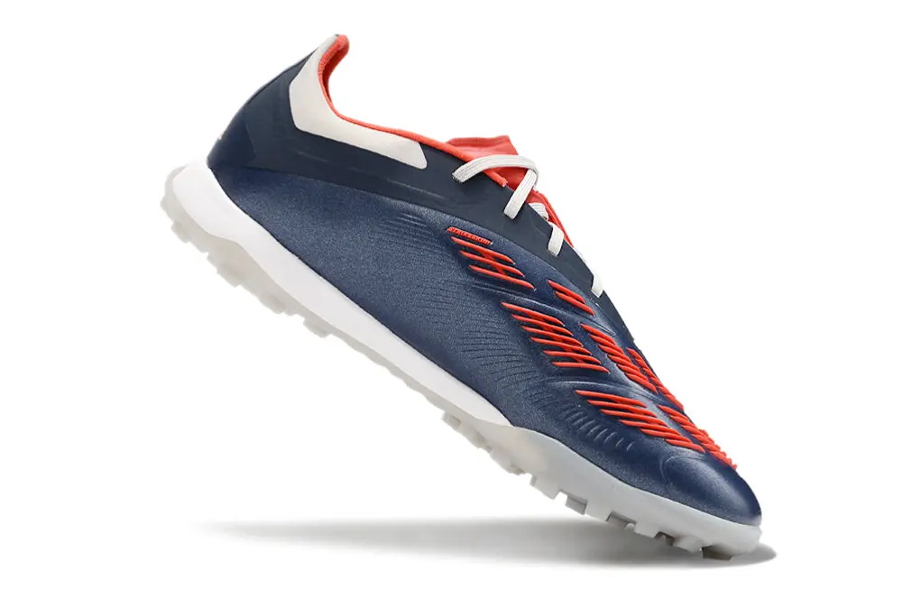 Adidas Predator 24 Elite TF - White/Navy Blue/Coral Red