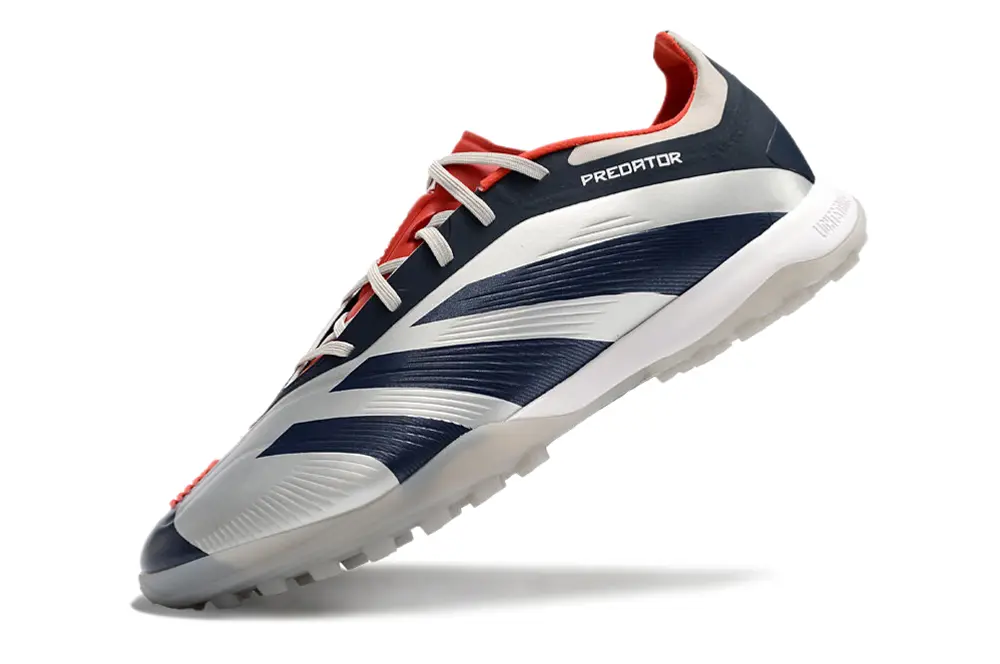 Adidas Predator 24 Elite TF - White/Navy Blue/Coral Red