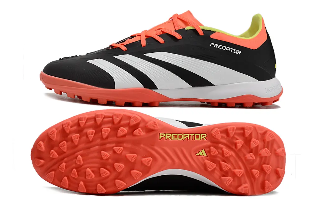 Adidas Predator 24 Elite TF - Black/Flame Orange/Electric Yellow