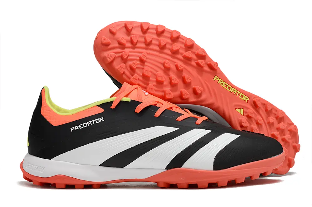 Adidas Predator 24 Elite TF - Black/Flame Orange/Electric Yellow