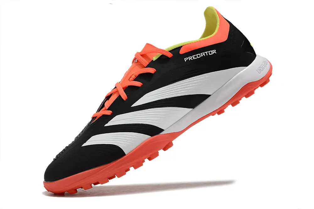 Adidas Predator 24 Elite TF - Black/Flame Orange/Electric Yellow