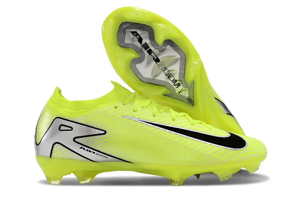 Nike Air Zoom Mercurial Vapor 16 Elite FG - Volt/Neon Yellow/Metallic Silver