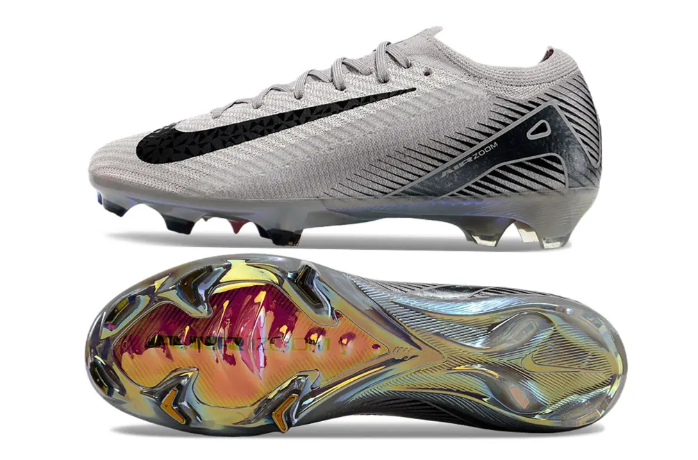 Nike Air Zoom Mercurial Vapor 16 Elite FG - Gray/Black/Iridiscence