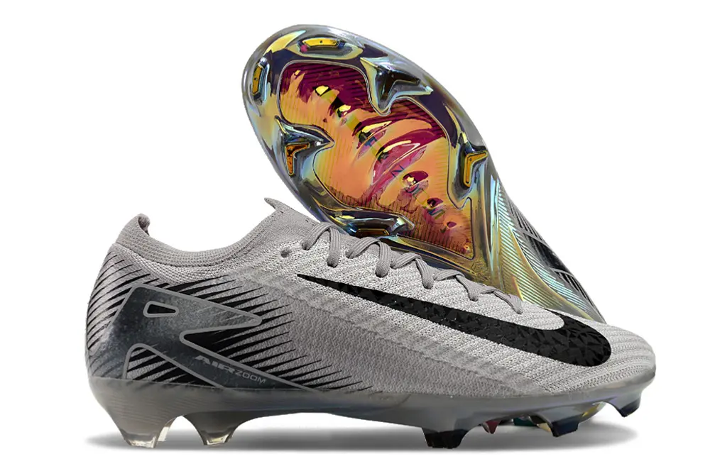 Nike Air Zoom Mercurial Vapor 16 Elite FG - Gray/Black/Iridiscence