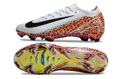 Nike Air Zoom Mercurial Vapor 16 Elite FG - White/Safari Orange/Metallic Silver