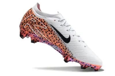 Nike Air Zoom Mercurial Vapor 16 Elite FG - White/Safari Orange/Metallic Silver