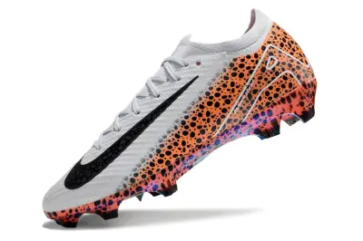 Nike Air Zoom Mercurial Vapor 16 Elite FG - White/Safari Orange/Metallic Silver