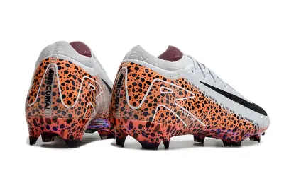 Nike Air Zoom Mercurial Vapor 16 Elite FG - White/Safari Orange/Metallic Silver