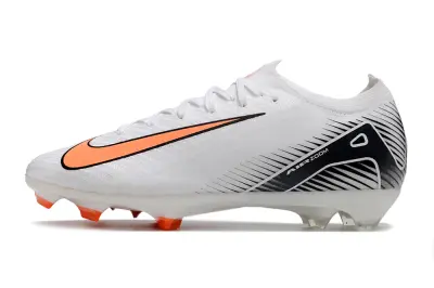 Nike Air Zoom Mercurial Vapor 16 Elite FG - White/Vibrant Orange/Clean Black