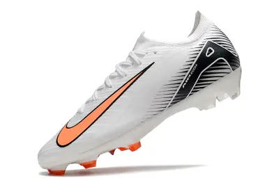 Nike Air Zoom Mercurial Vapor 16 Elite FG - White/Vibrant Orange/Clean Black
