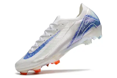 Nike Air Zoom Mercurial Vapor 16 Elite FG - White/Electric Blue/Coral Orange