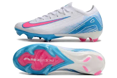 Nike Air Zoom Mercurial Vapor 16 Elite FG - White/Light Blue/Pink