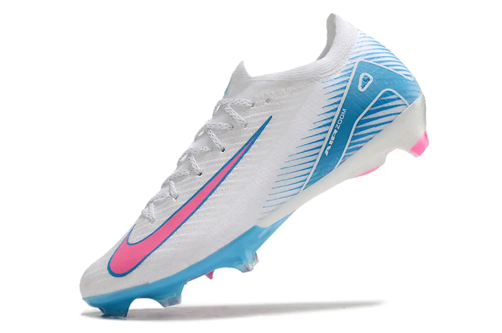 Nike Air Zoom Mercurial Vapor 16 Elite FG - White/Light Blue/Pink