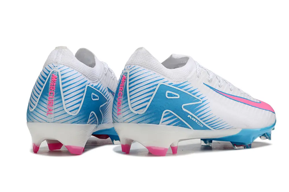 Nike Air Zoom Mercurial Vapor 16 Elite FG - White/Light Blue/Pink