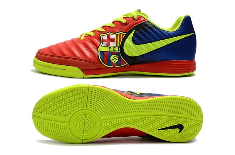 Nike Tiempo Ligera IV IC - Red/Luminous Green/Navy Blue