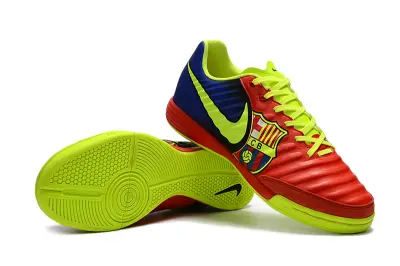 Nike Tiempo Ligera IV IC - Red/Luminous Green/Navy Blue