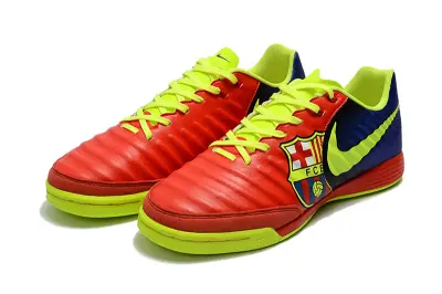 Nike Tiempo Ligera IV IC - Red/Luminous Green/Navy Blue