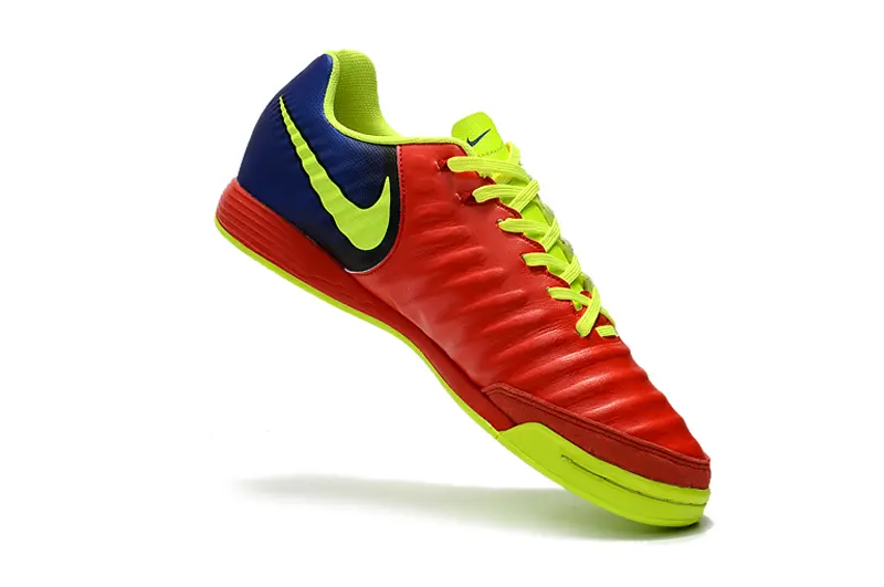 Nike Tiempo Ligera IV IC - Red/Luminous Green/Navy Blue