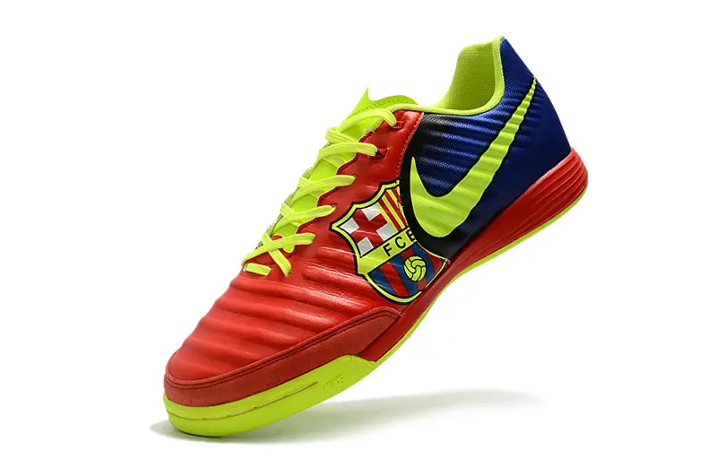 Nike Tiempo Ligera IV IC - Red/Luminous Green/Navy Blue