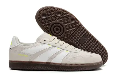 Adidas Predator Freestyle IC - Beige/Light Beige/Neon Green