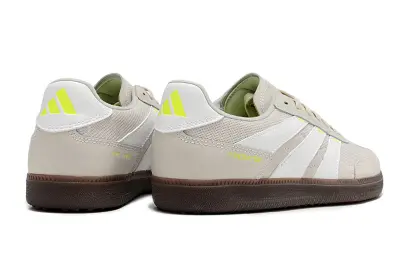 Adidas Predator Freestyle IC - Beige/Light Beige/Neon Green