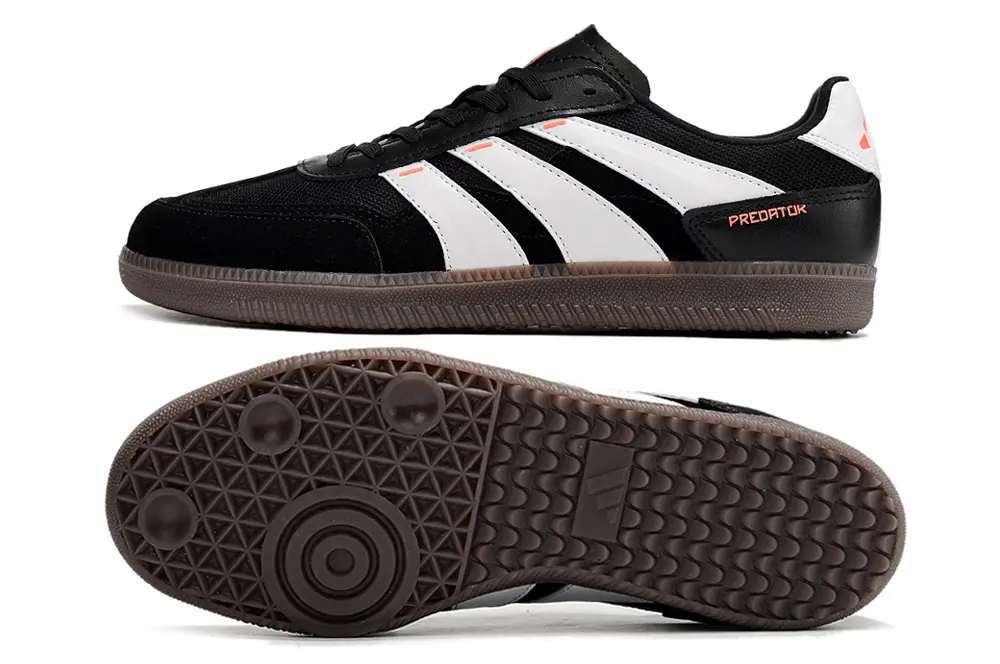 Adidas Predator Freestyle IC - Black/Classic White/Orange Accent
