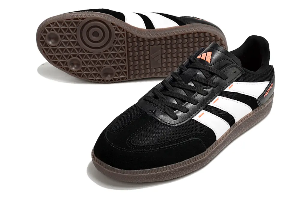 Adidas Predator Freestyle IC - Black/Classic White/Orange Accent