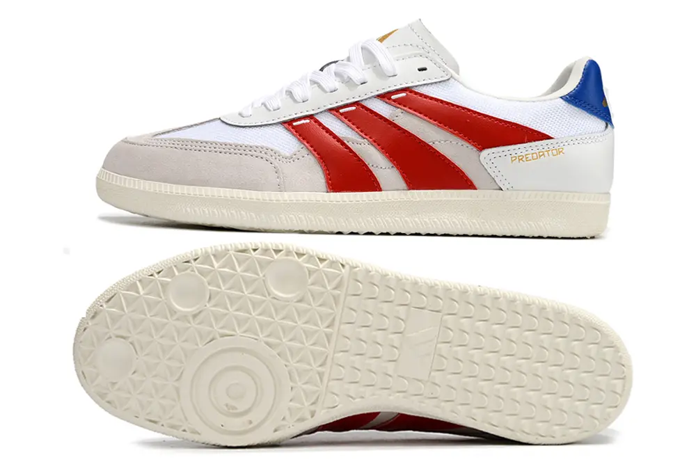 Adidas Predator Freestyle IC - White/Crimson Red/Sapphire Blue