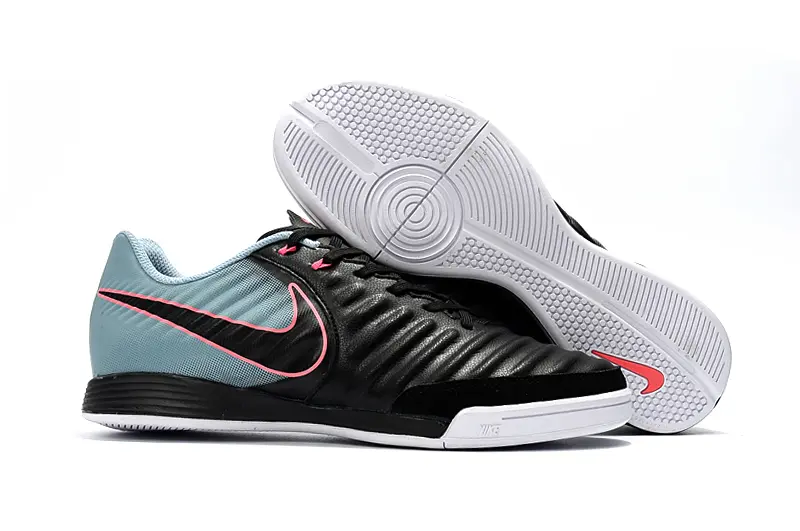 Nike Tiempo Ligera IV IC - Black/Aqua Blue/Pink Glare