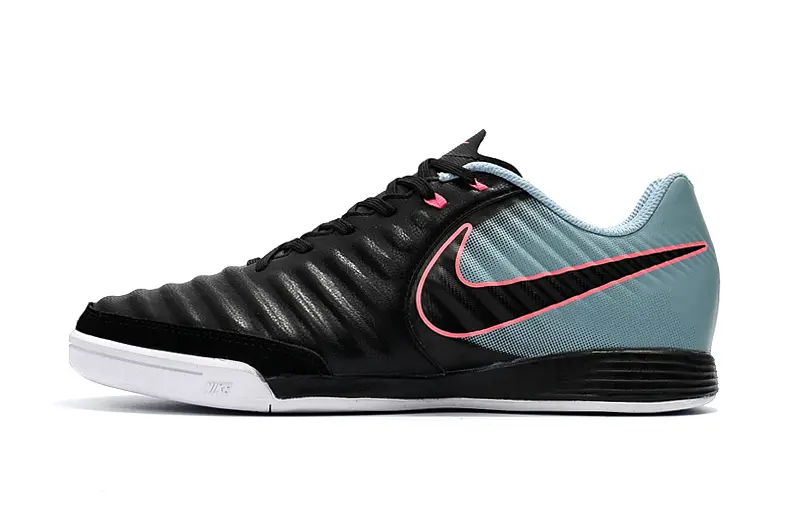 Nike Tiempo Ligera IV IC - Black/Aqua Blue/Pink Glare