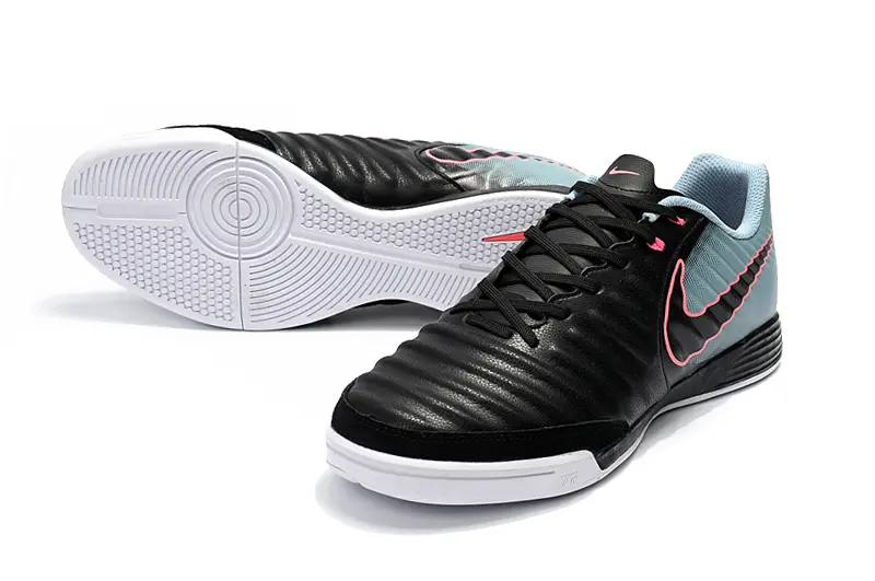 Nike Tiempo Ligera IV IC - Black/Aqua Blue/Pink Glare