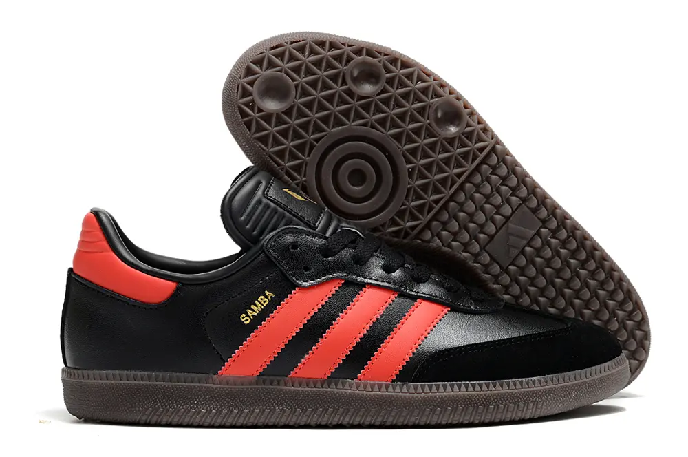 Adidas Samba OG IC - Black/Crimson Red/Dark Brown