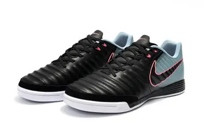 Nike Tiempo Ligera IV IC - Black/Aqua Blue/Pink Glare