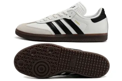 Adidas Samba OG IC - White/Classic Black/Chocolate Brown