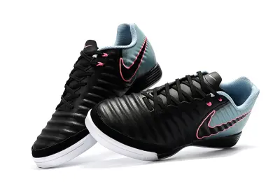 Nike Tiempo Ligera IV IC - Black/Aqua Blue/Pink Glare