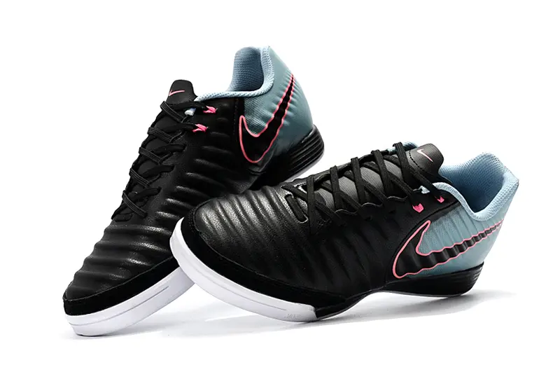 Nike Tiempo Ligera IV IC - Black/Aqua Blue/Pink Glare