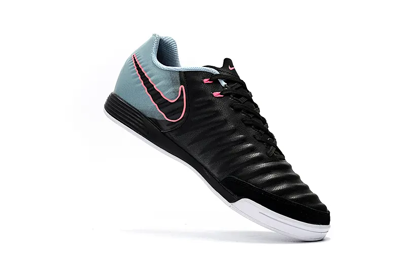 Nike Tiempo Ligera IV IC - Black/Aqua Blue/Pink Glare