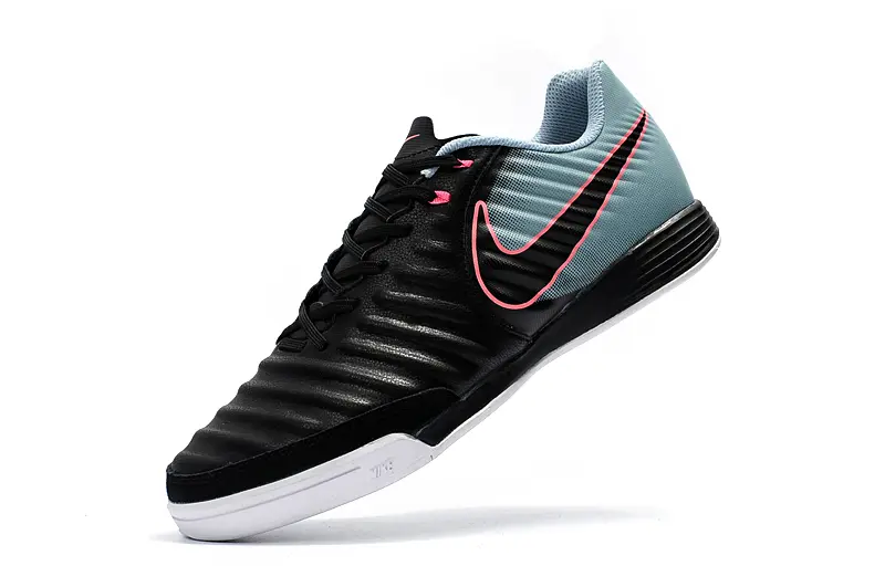 Nike Tiempo Ligera IV IC - Black/Aqua Blue/Pink Glare