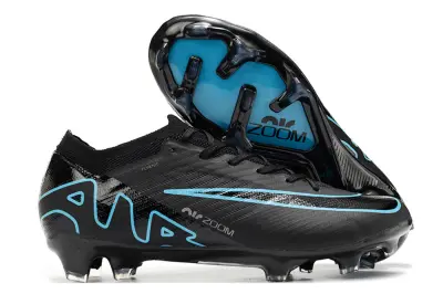 Nike Air Zoom Mercurial Vapor 15 Elite FG - Black/Electric Blue/Deep Indigo