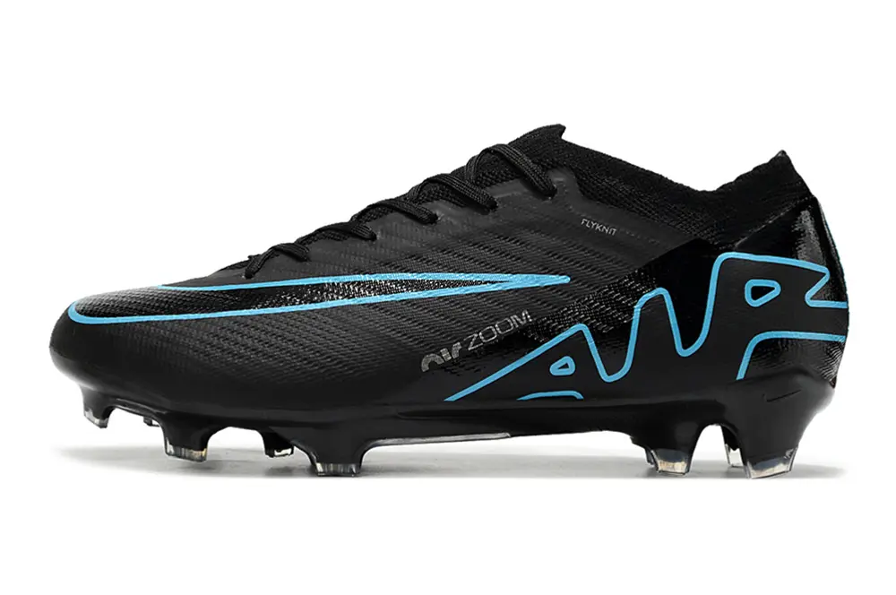 Nike Air Zoom Mercurial Vapor 15 Elite FG - Black/Electric Blue/Deep Indigo