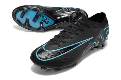 Nike Air Zoom Mercurial Vapor 15 Elite FG - Black/Electric Blue/Deep Indigo